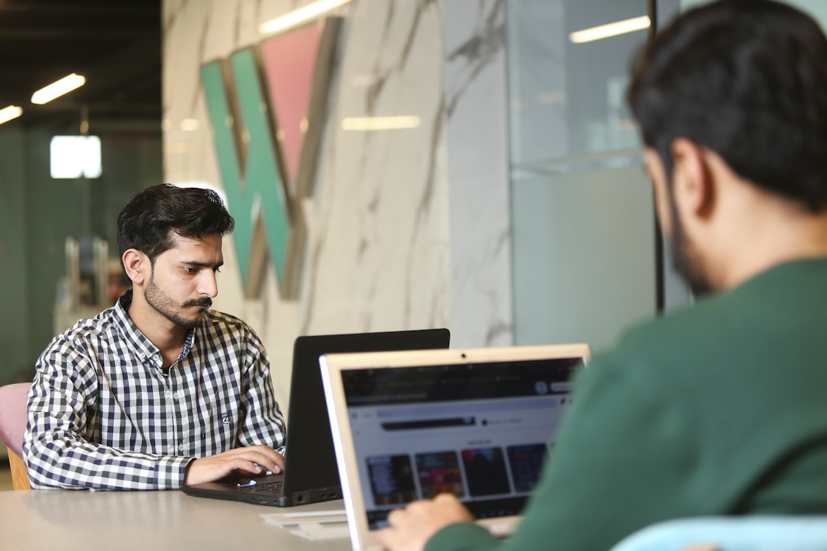 Modern coworking space in Latin America with open layout