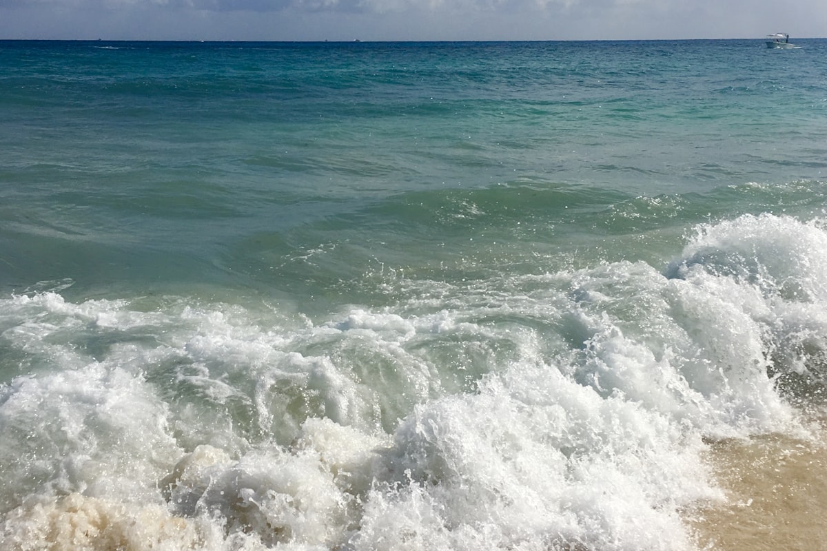 Playa del Carmen beach with turquoise water